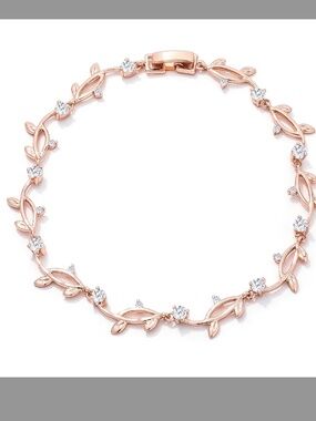 Rose Gold Vine Bracelet